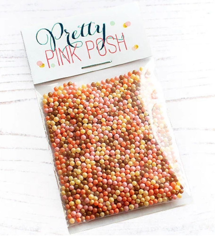 Pretty Pink Posh - Shaker Beads - Blush Harvest