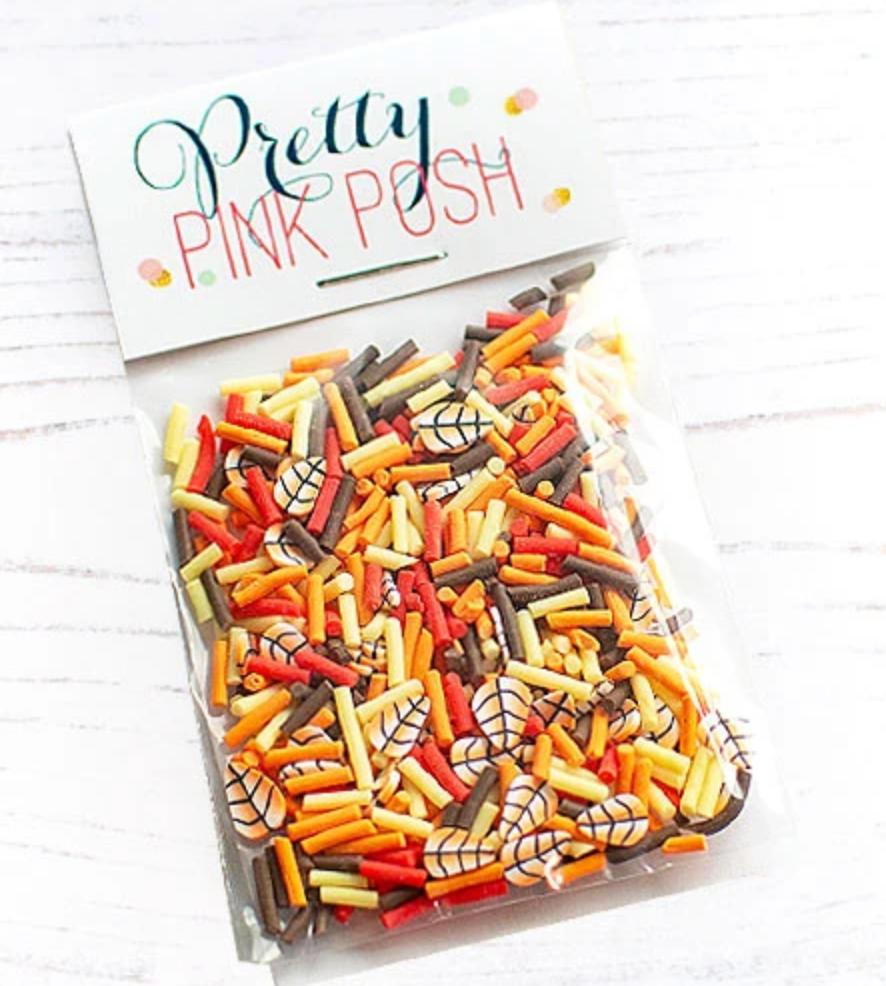 Pretty Pink Posh - Clay Confetti - Autumn Woods