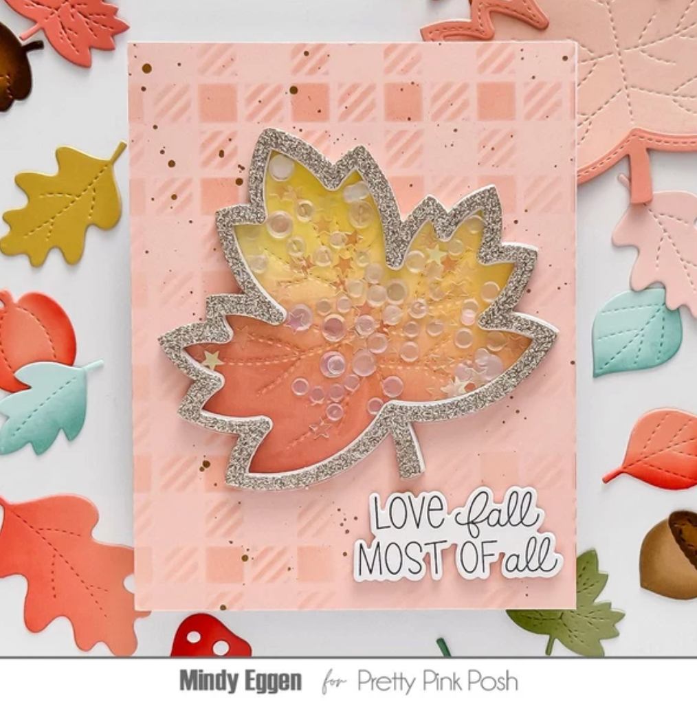 Pretty Pink Posh - Gingham Stencil
