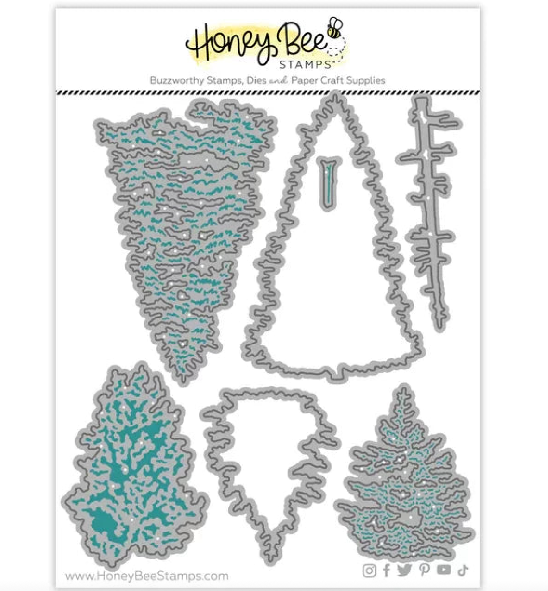 Honey Bee - Lovely Layers: Trees Die Set