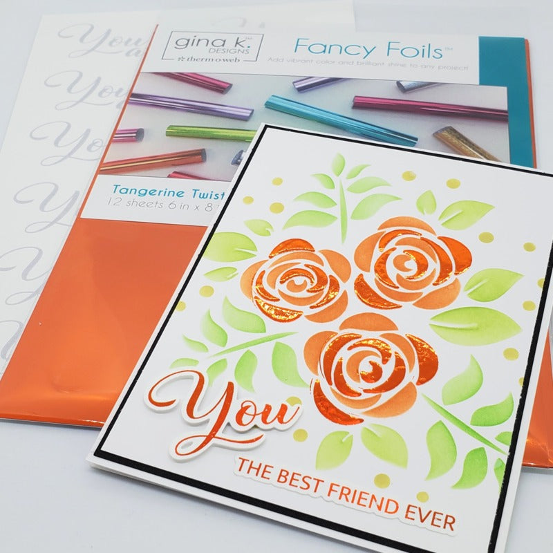 Gina K. - Fancy Foils - Tangerine Twist