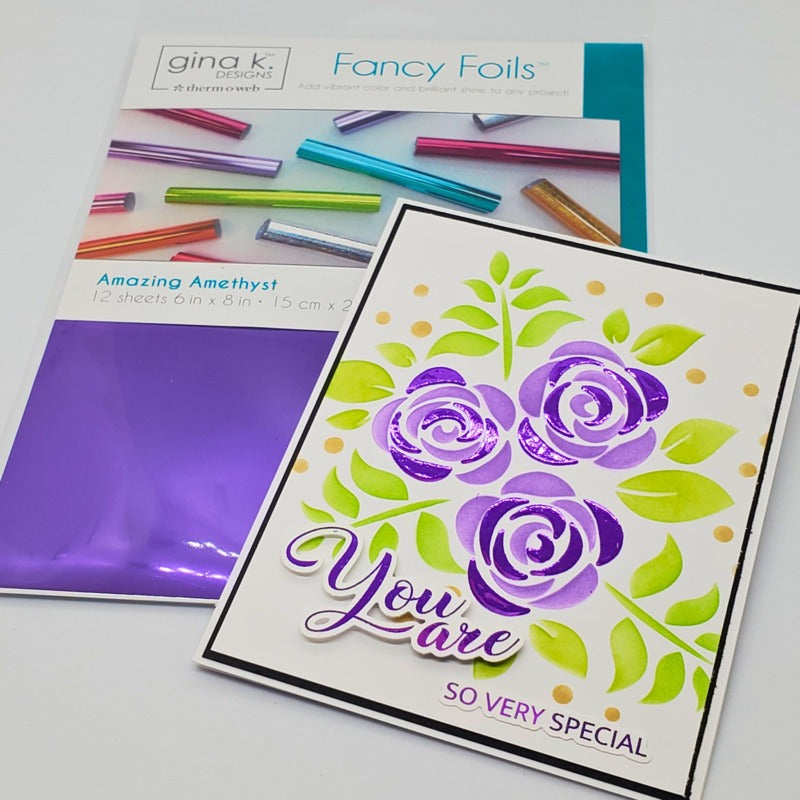 Gina K. - Fancy Foils - Amazing Amethyst