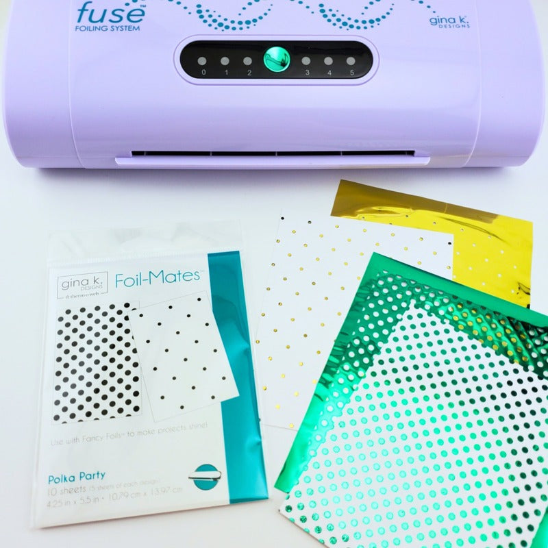 Gina K. - Foil-Mates Toner Card Fronts - Polka Party