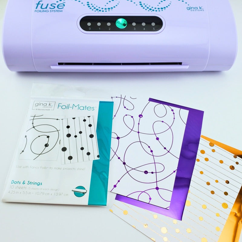 Gina K. - Foil-Mates Toner Card Fronts - Dots & Strings