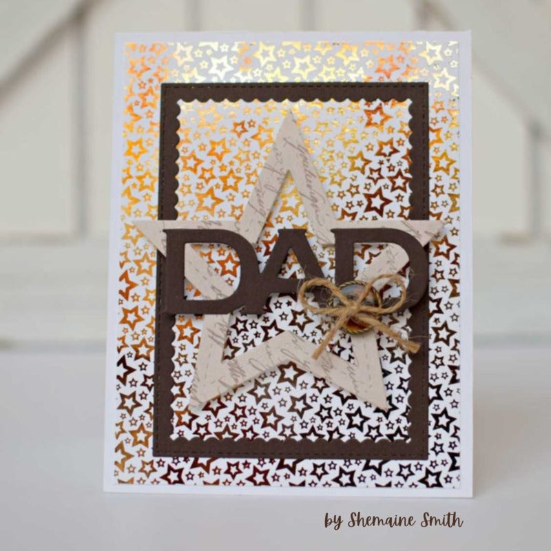 Gina K. - Foil-Mates Toner Card Fronts - Stars & Stripes