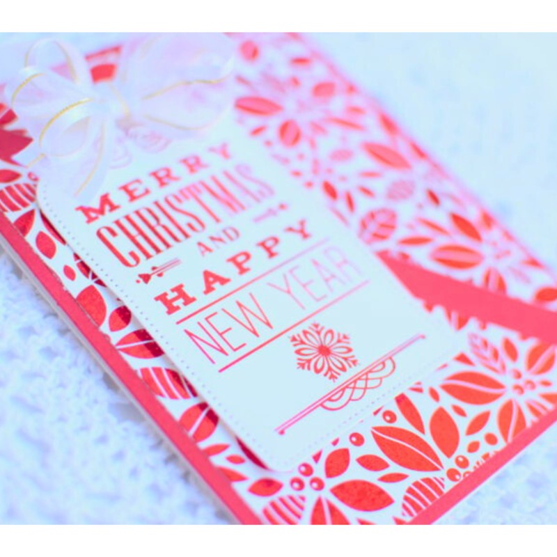 Gina K. - Foil-Mates Toner Card Fronts - Holiday Flora