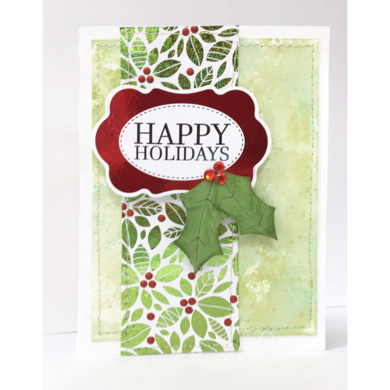 Gina K. - Foil-Mates Toner Card Fronts - Holiday Flora