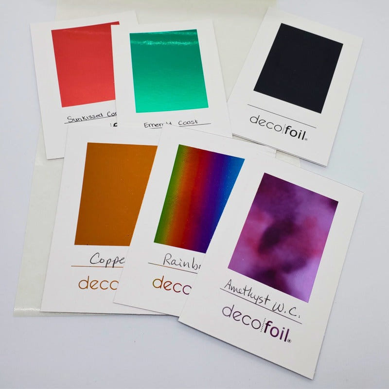 Deco Foil - Toner Swatch Cards