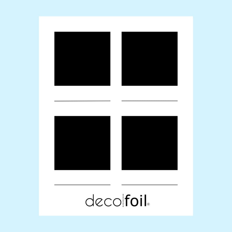 Deco Foil - Toner Swatch Cards - Quad