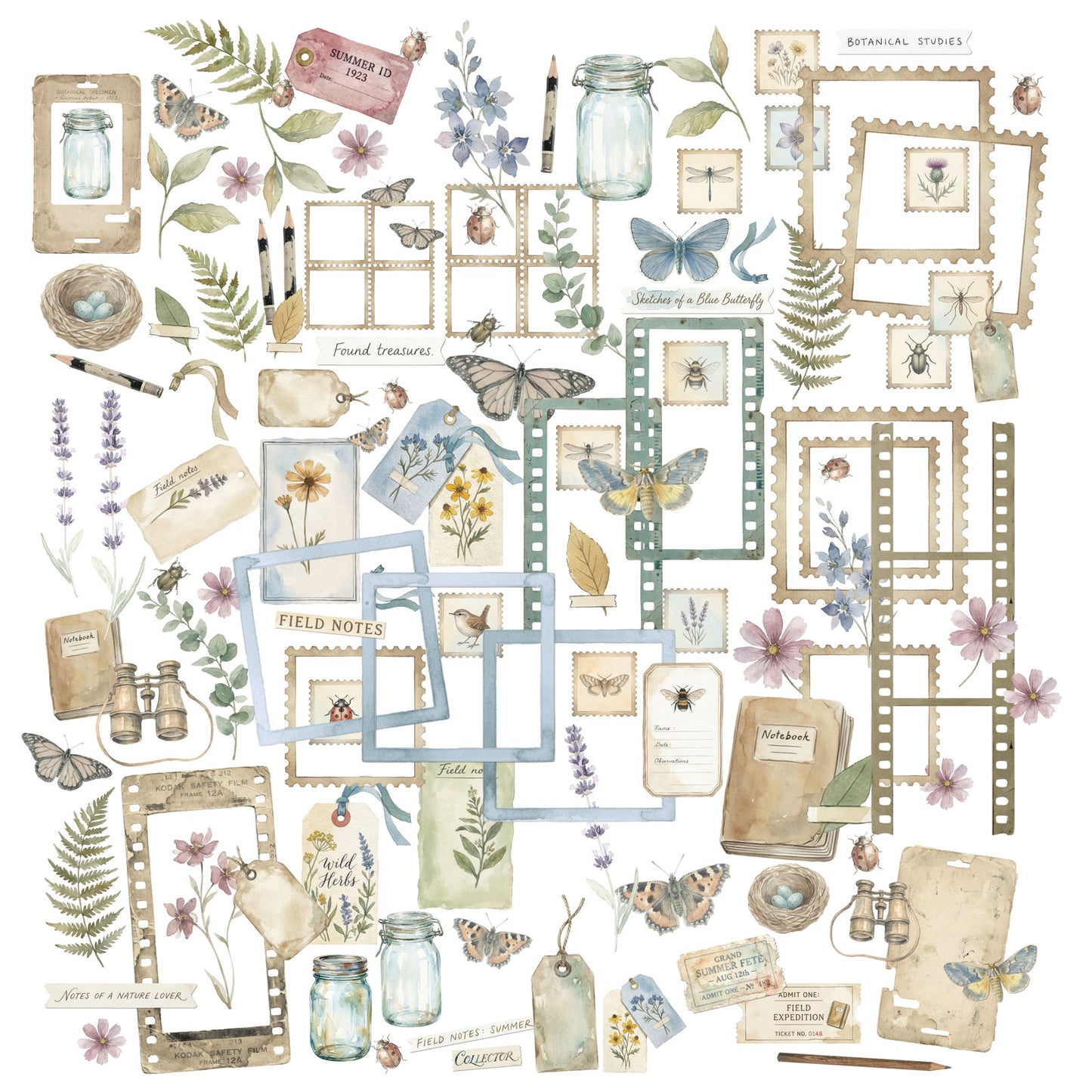 49 & Market - The Quiet Observer - Laser Cut Elements