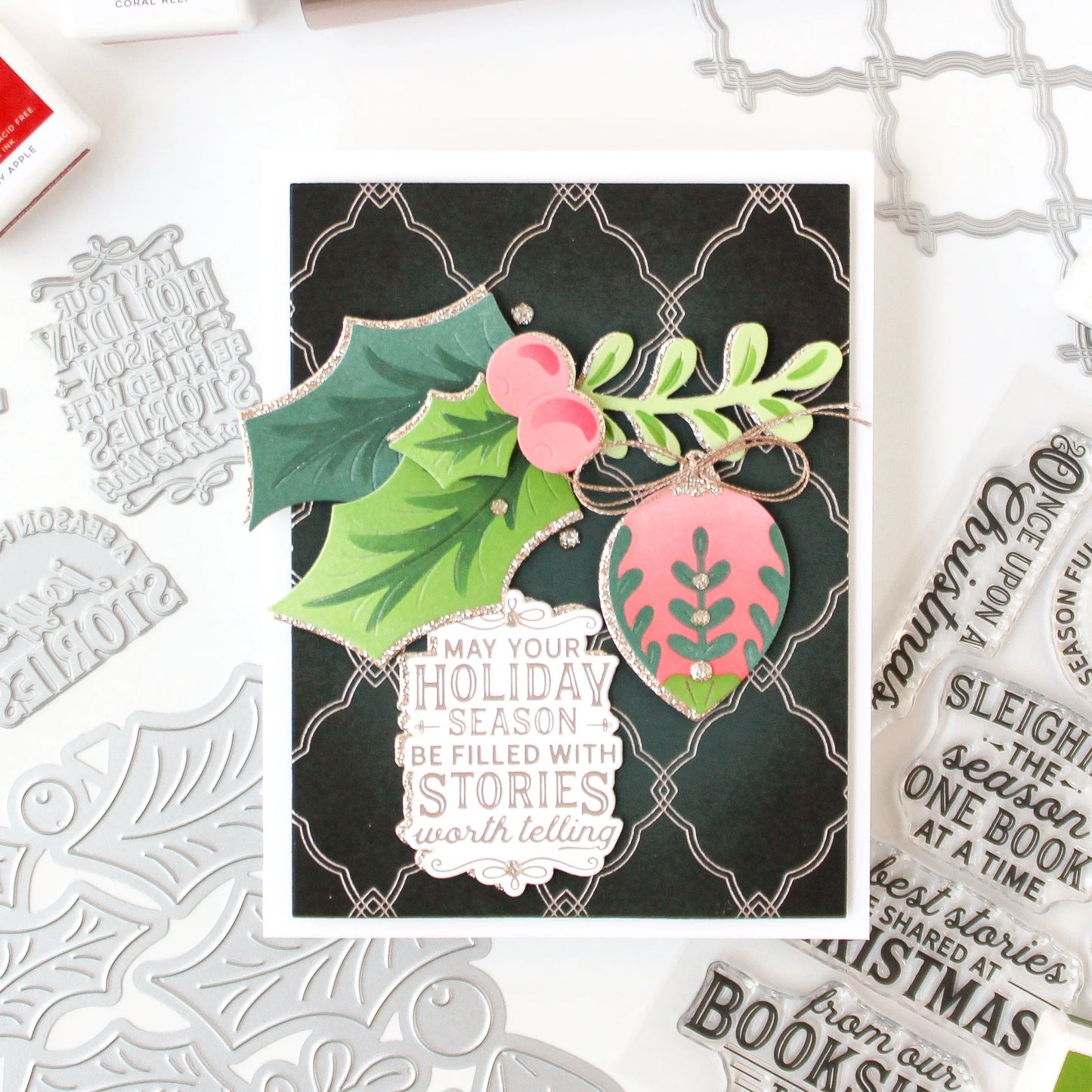 Pinkfresh - Timeless Tidings Die & Stencil Bundle