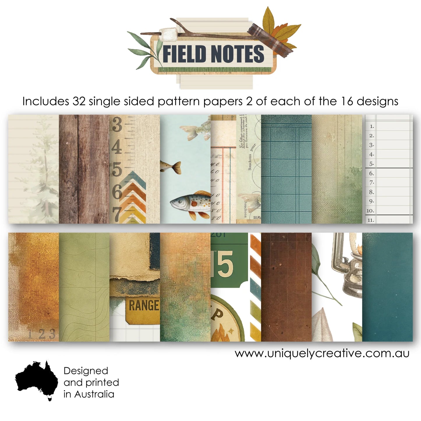 Uniquely Creative - Field Notes - 6x6 Collection Pack