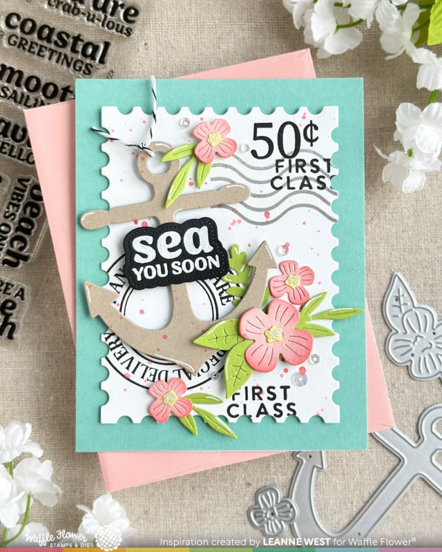 Waffle Flower - Floral Anchor Die