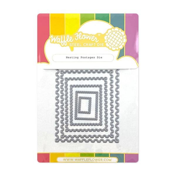 Waffle Flower - Nesting Postage Die Set