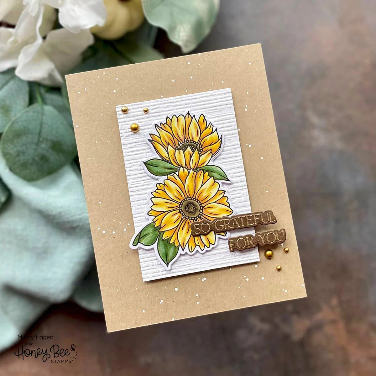 Honey Bee - 3D Embossing Folder - Burlap