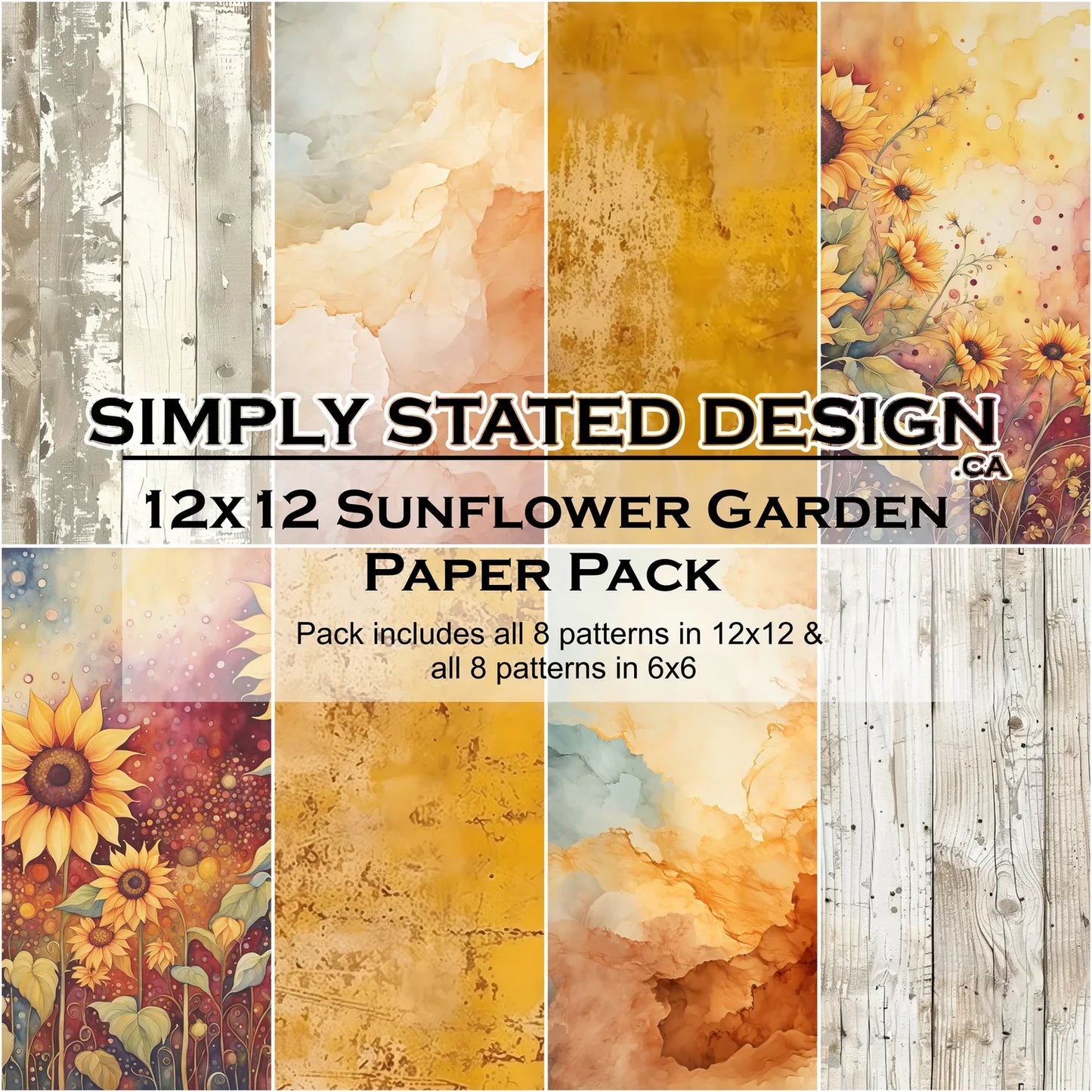 Simply Stated - Sunflower Garden - Paper Pack