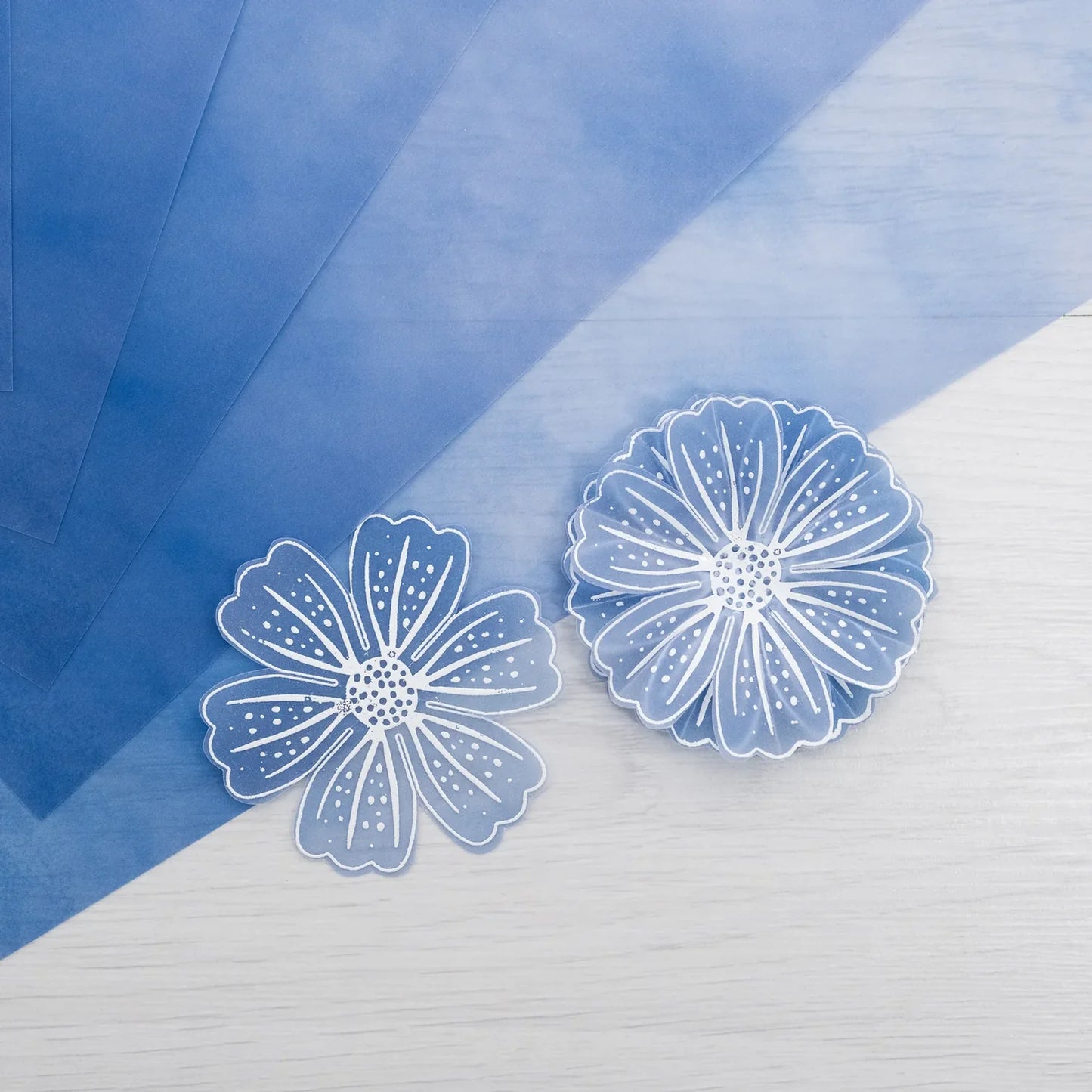 Chloe's Creative - Printed Vellum - Vista Wash