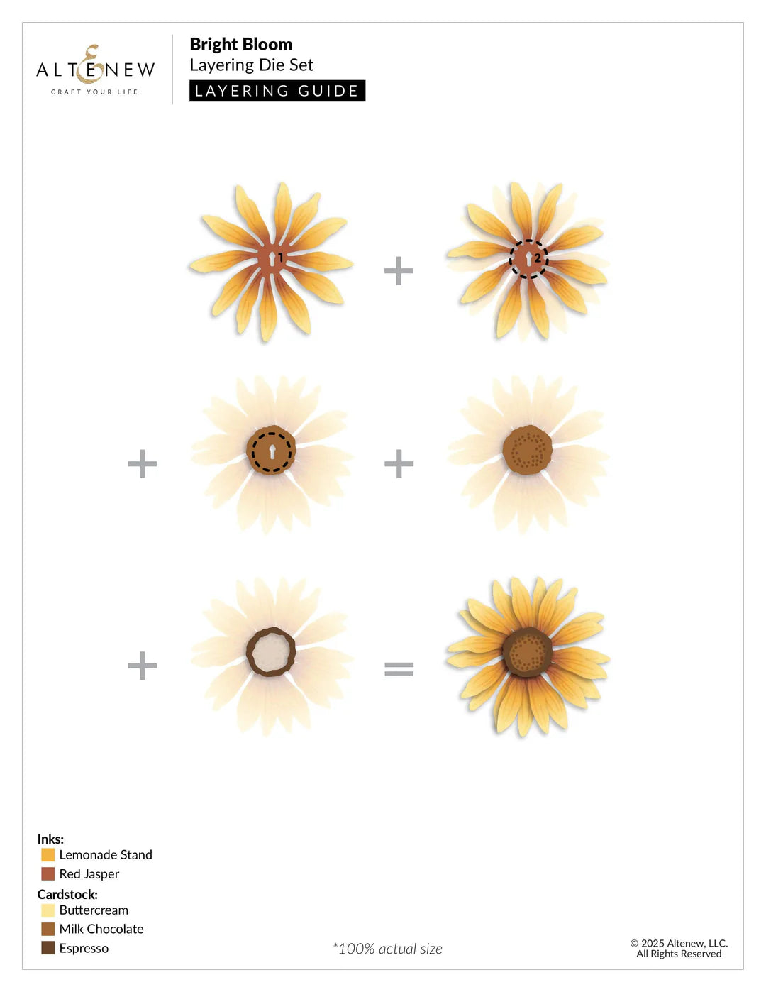Altenew - Bright Bloom Layering Die