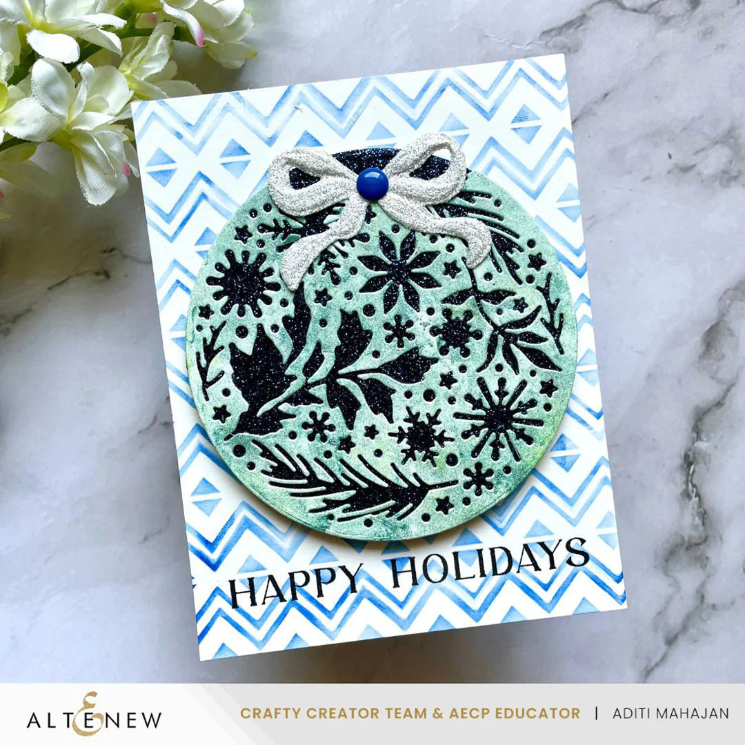 Altenew - Zero Waste: Ornamental Winter Pattern Die