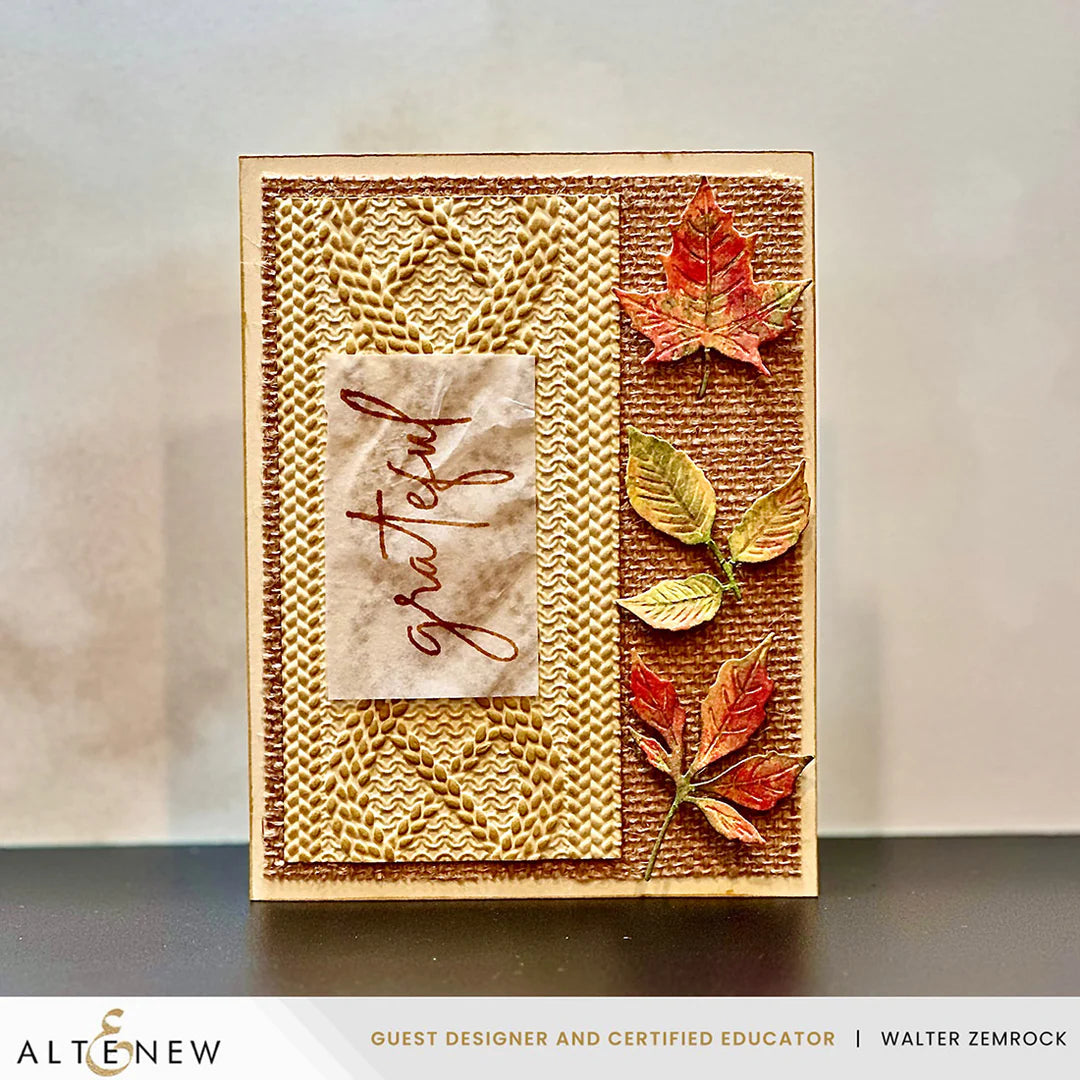 Altenew - 3D Embossing Folder - Cozy Sweater