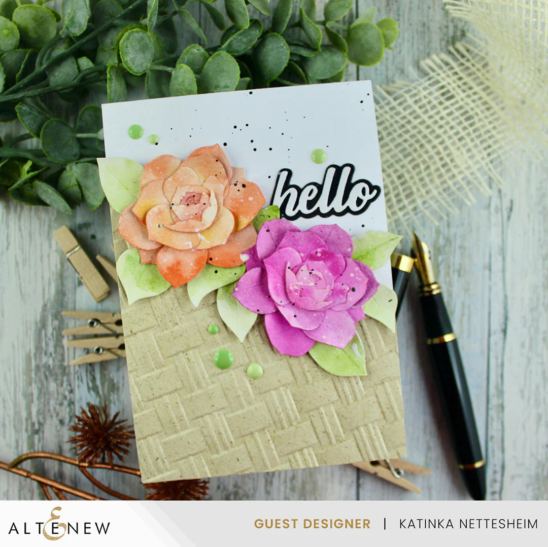 Altenew - 3D Embossing Folder - Natural Wicker Pattern