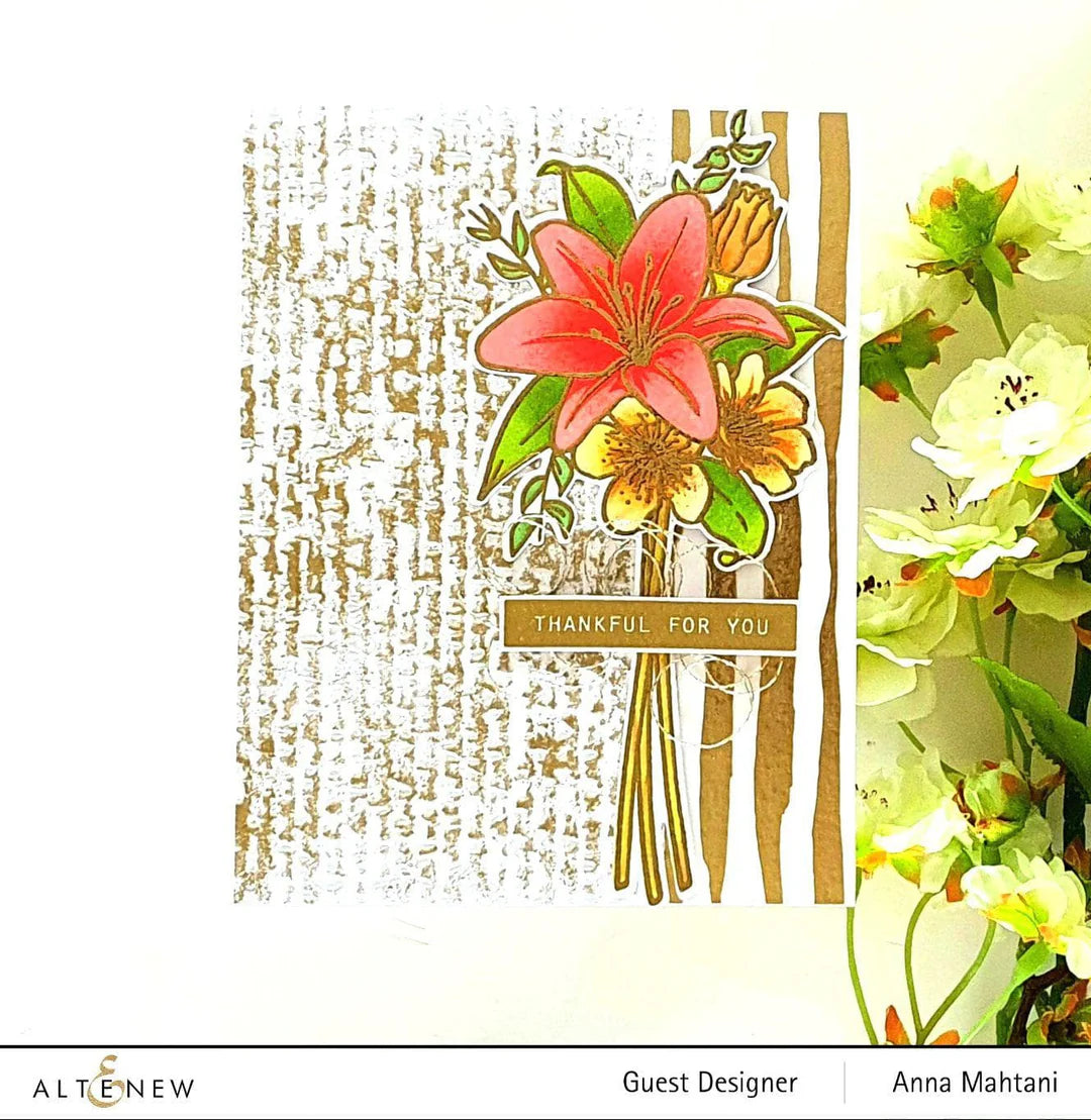 Altenew - 3D Embossing Folder - Organic Linen