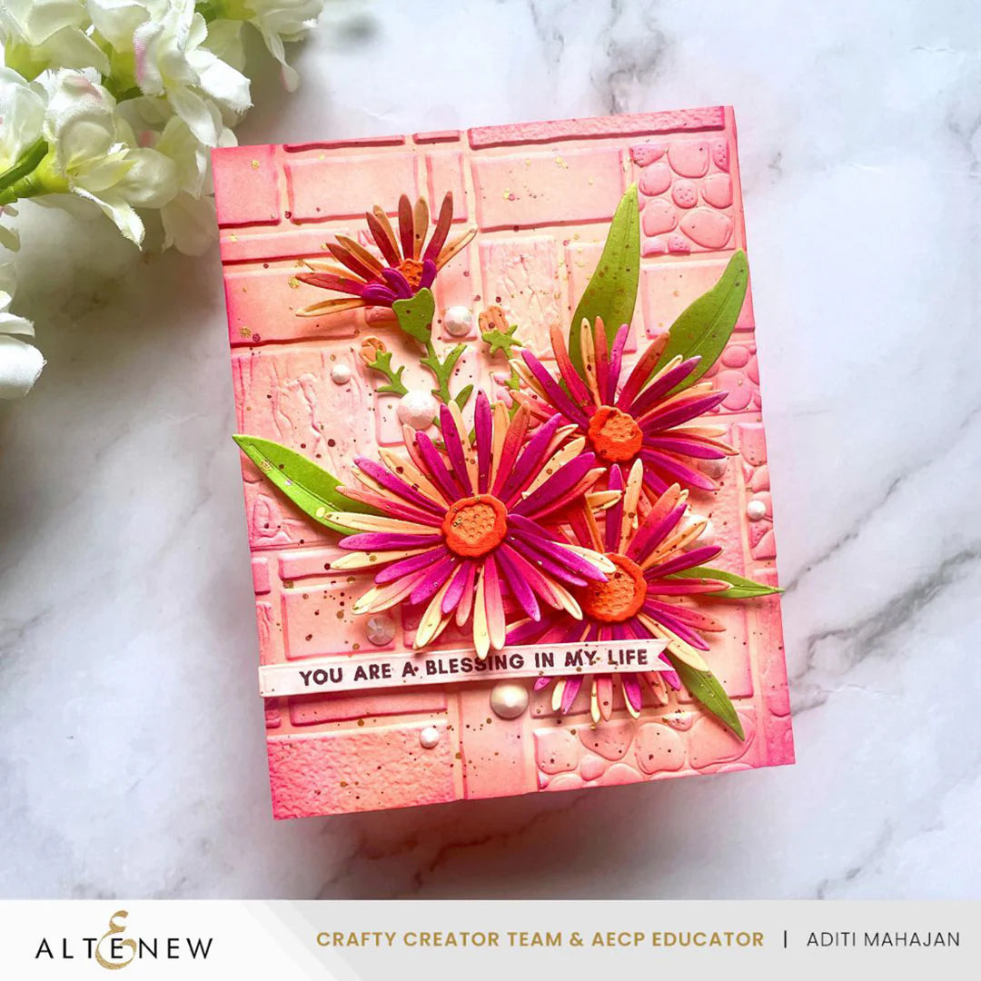 Altenew - 3D Embossing Folder - Textured Tiles