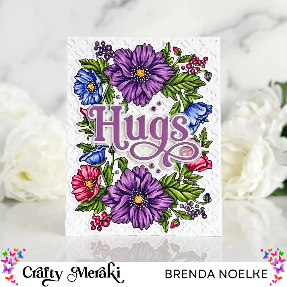 Crafty Meraki - Floral Fantasy Die Set