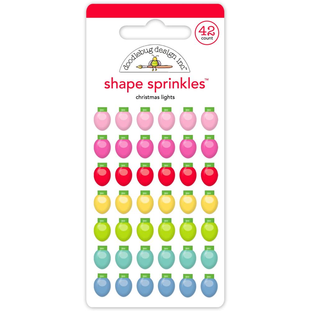 Doodlebug - Oh What Fun - Shape Sprinkles: Christmas Lights