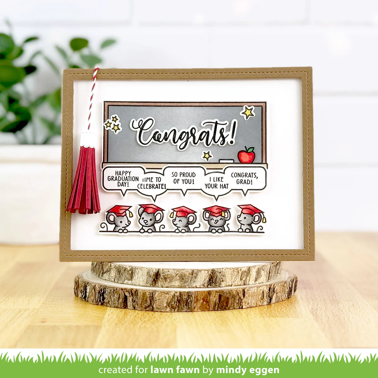 Lawn Fawn - Simply Celebrate Graduation Stamp & Die Bundle