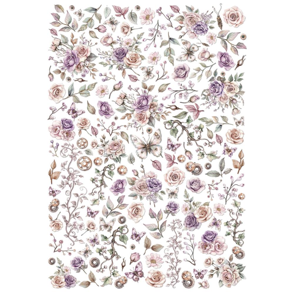 49 and Market - Echoes of Time - Laser Cuts: Wildflowers