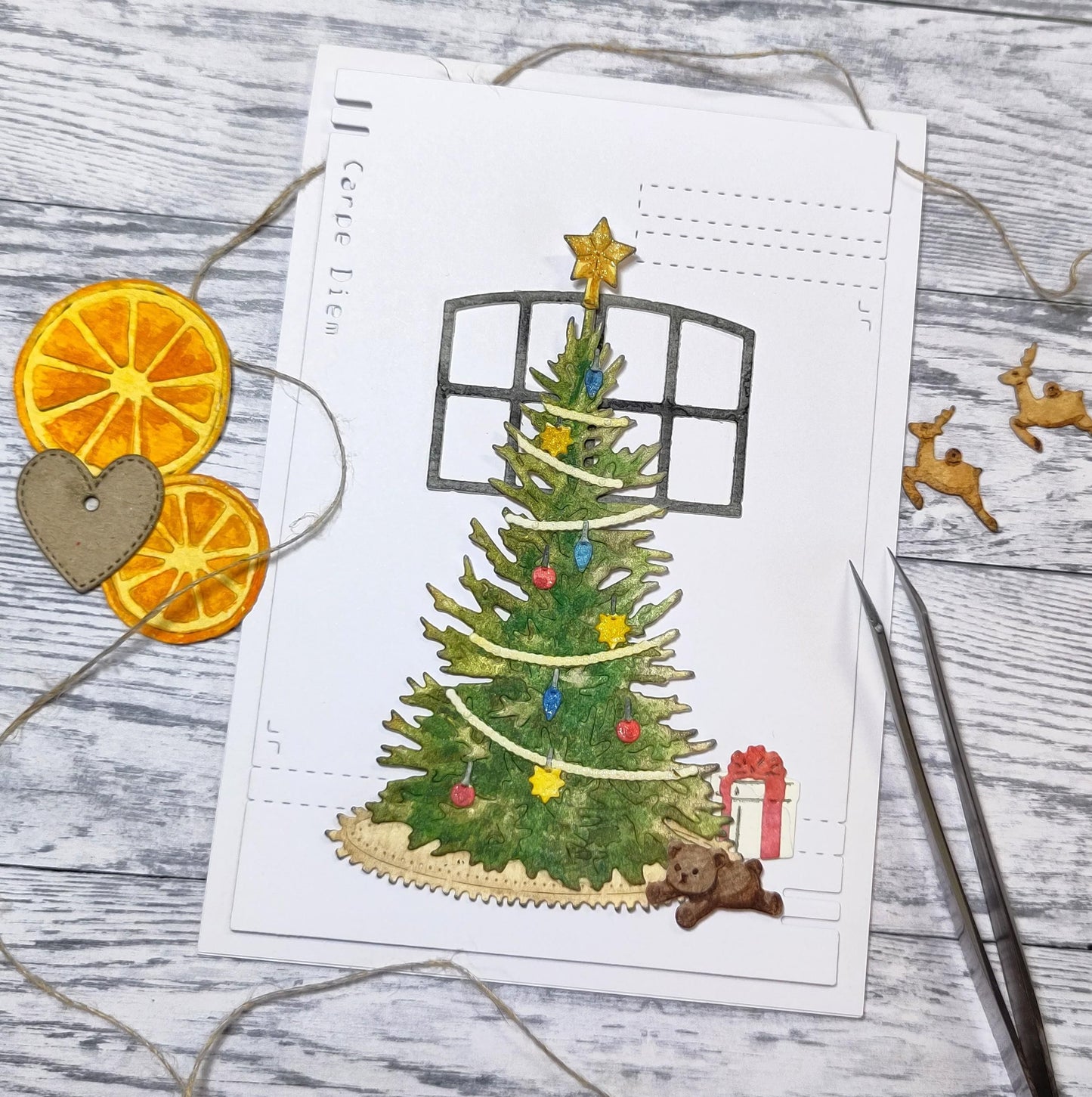 Gummiapan - Christmas Tree & Rug Die Set