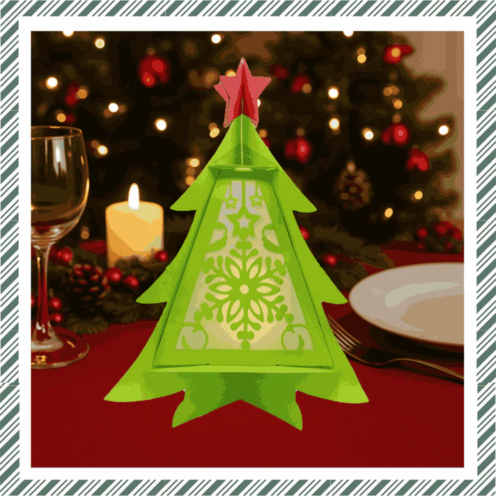 CrafTreat - DIY Paper Lantern - Christmas Tree