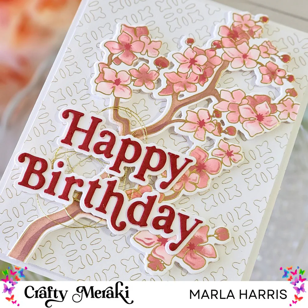 Crafty Meraki - Sakura Blossom Die Set