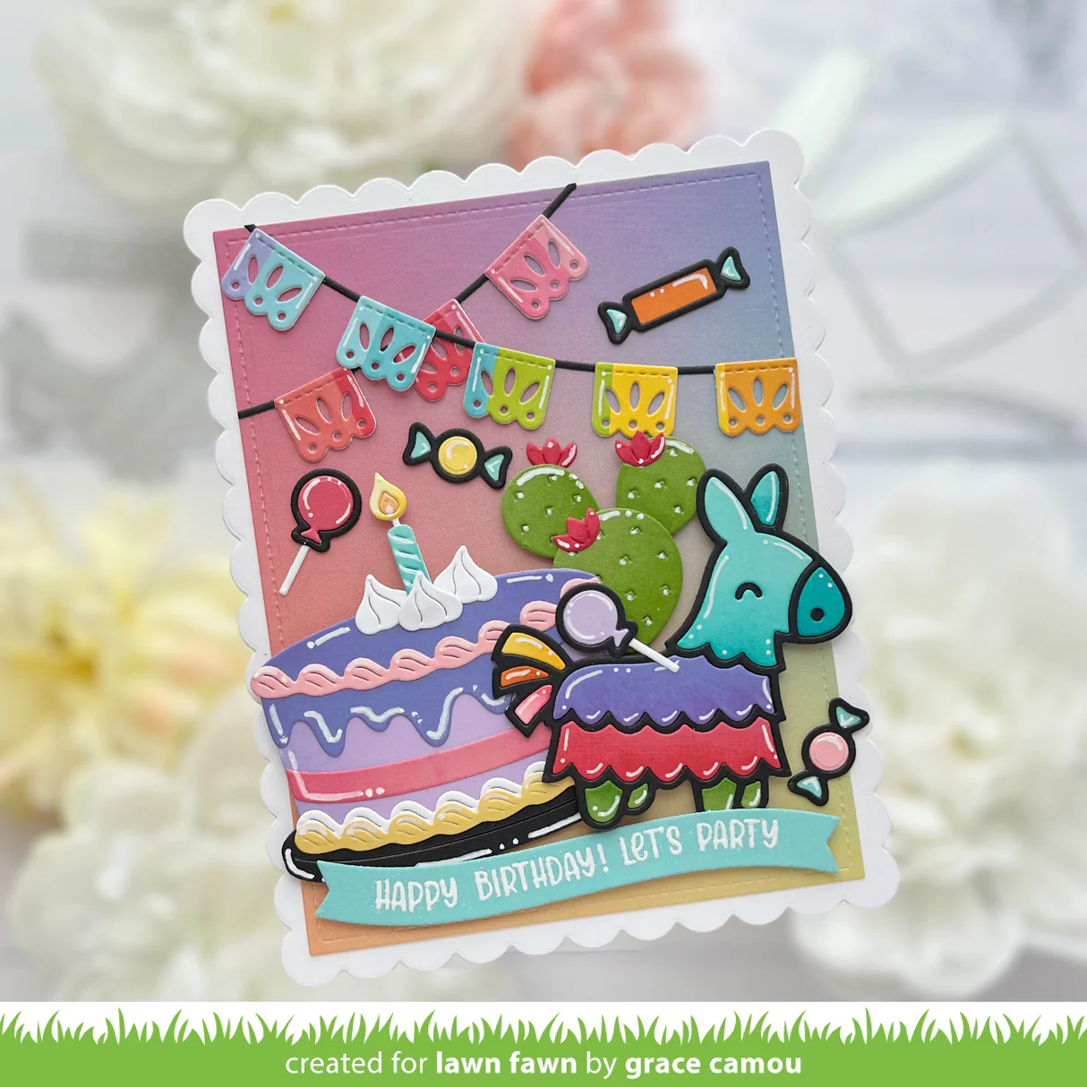 Lawn Fawn - Fiesta Banner Border Die Set
