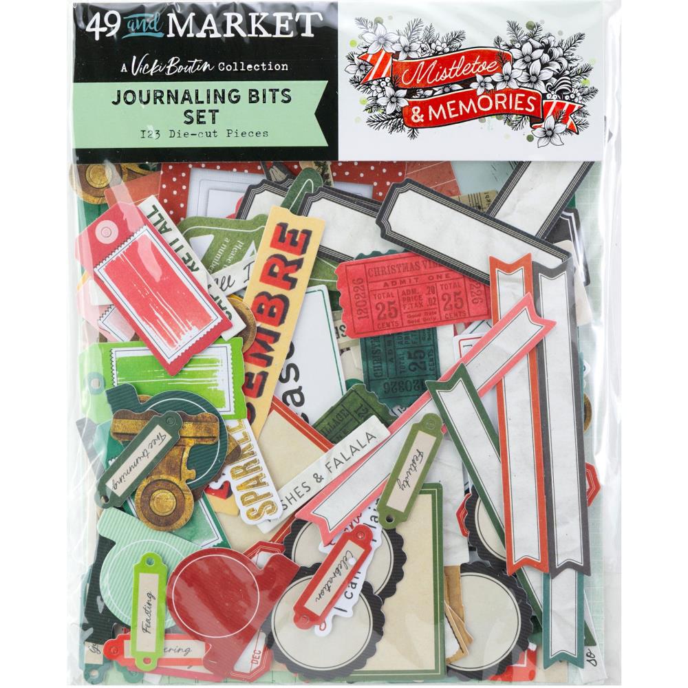 49 and Market - Mistletoe & Memories - Journaling Die Cuts