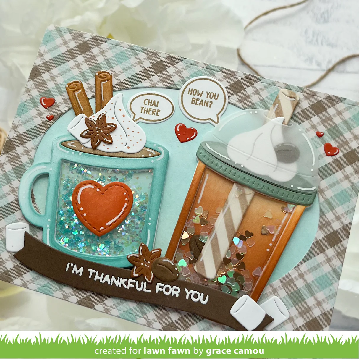 Lawn Fawn - Build-A-Drink Mug Add-On Die Set
