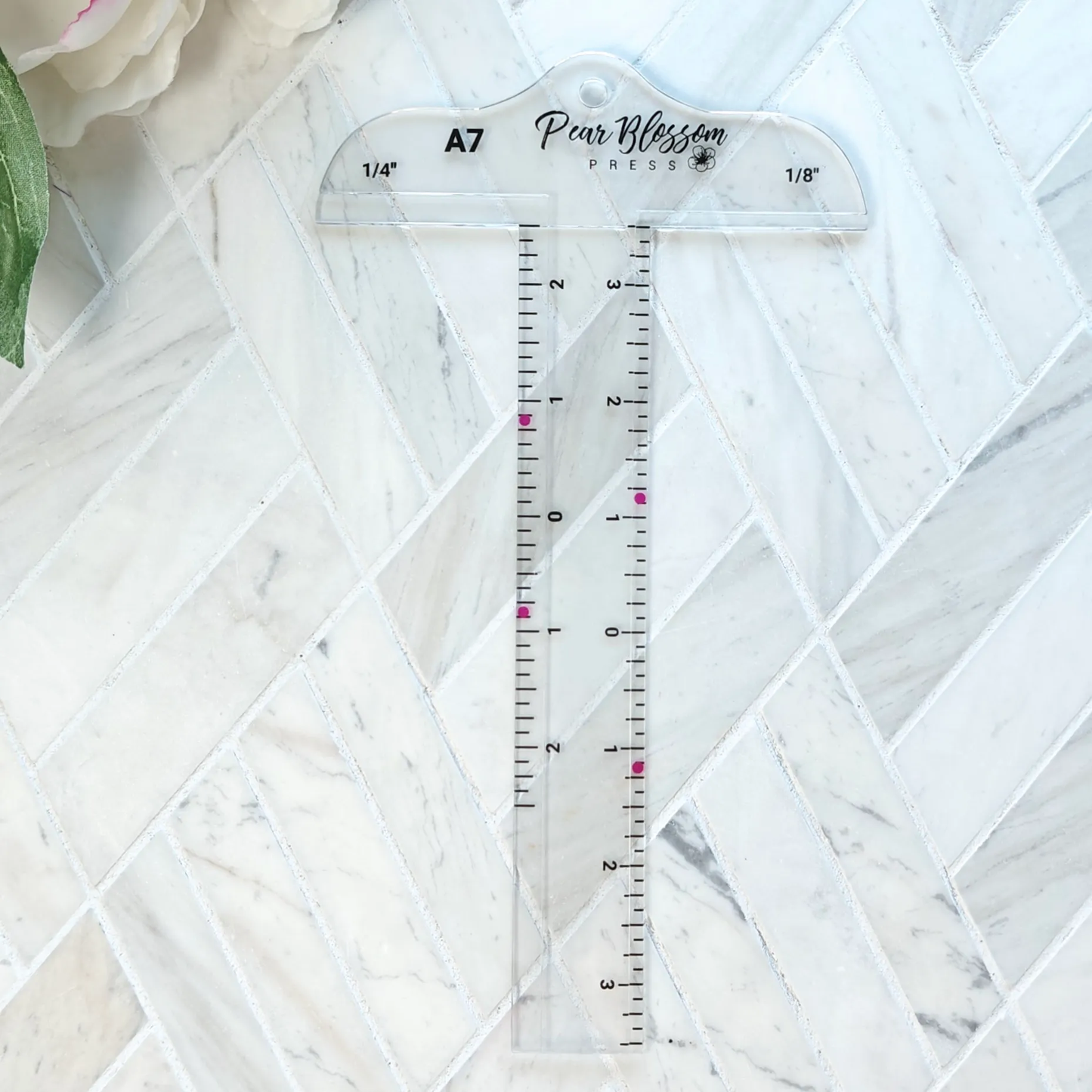 Pear Blossom Press - Cardmaker's T-Square A7 Ruler