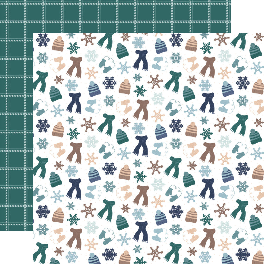 Echo Park - Snow Day - Cardstock: Bundle Up