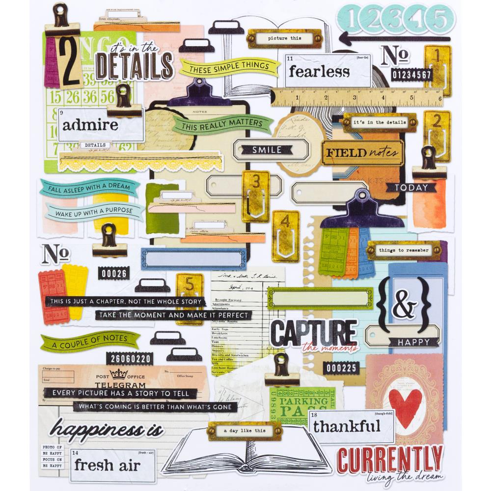 49 and Market - Curiosities In Willow Grove - Journaling Bits by Vicki Boutin