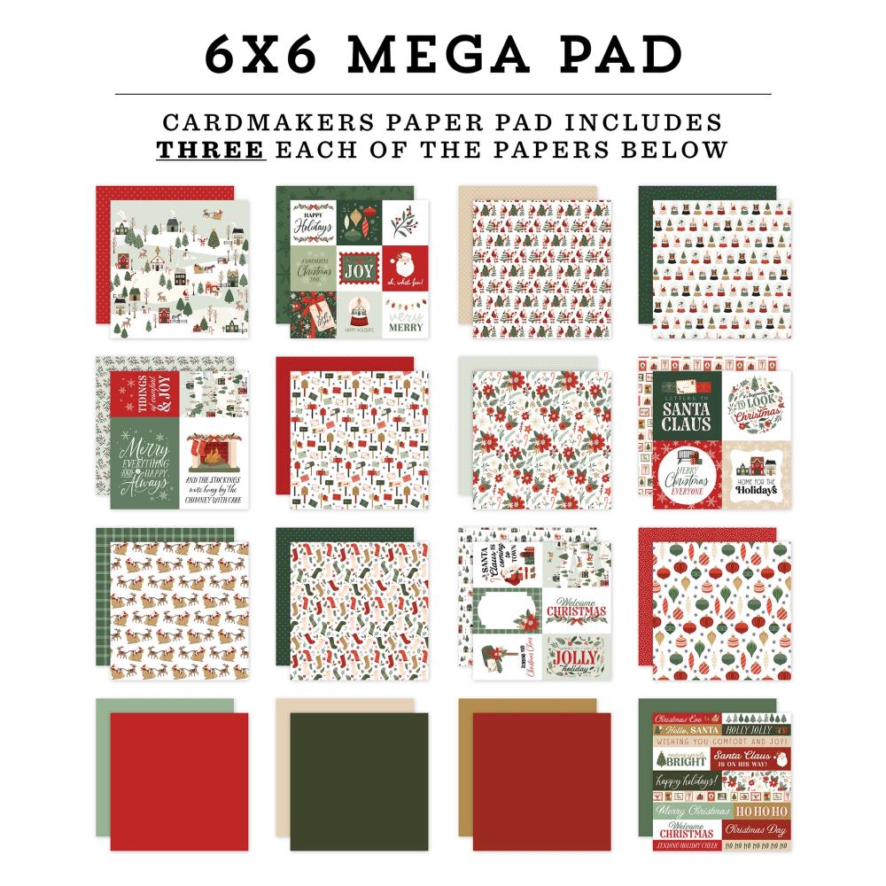 Carta Bella - Christmas Village - 6x6 Cardmakers Mega Paper Pad