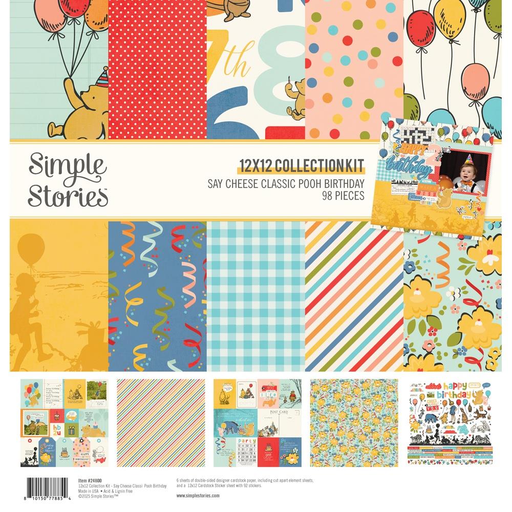 Simple Stories - Say Cheese Classic Pooh Birthday - Collection Kit