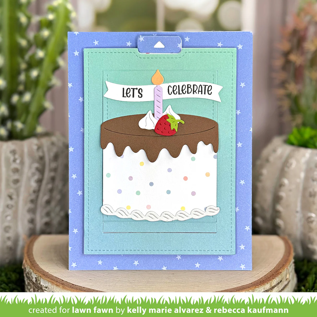 Lawn Fawn - Build-A-Cake Add-On Die Set