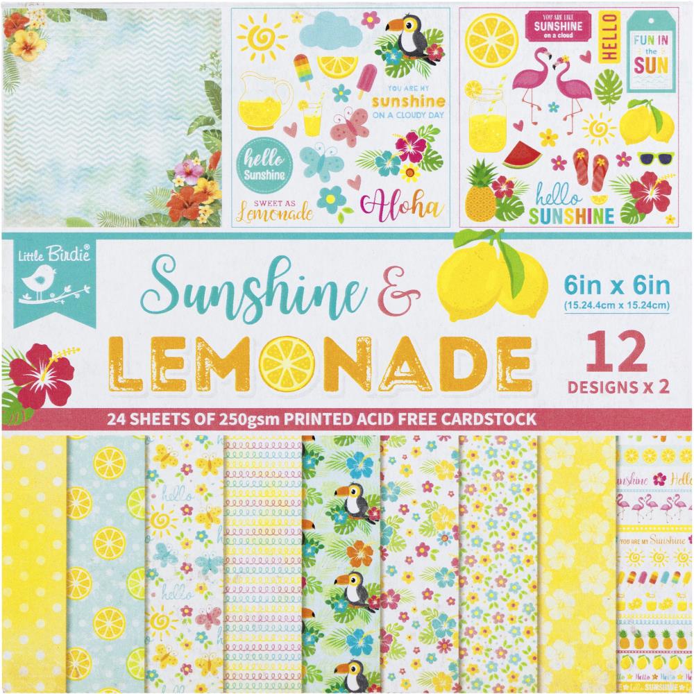 Little Birdie - Sunshine & Lemonade - 6x6 Paper Pad