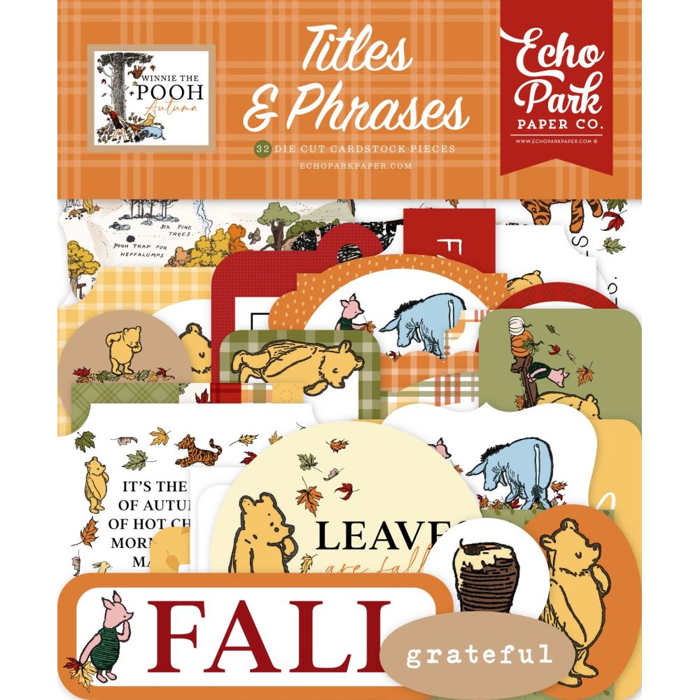 Echo Park - Winnie the Pooh Autumn - Titles & Phrases
