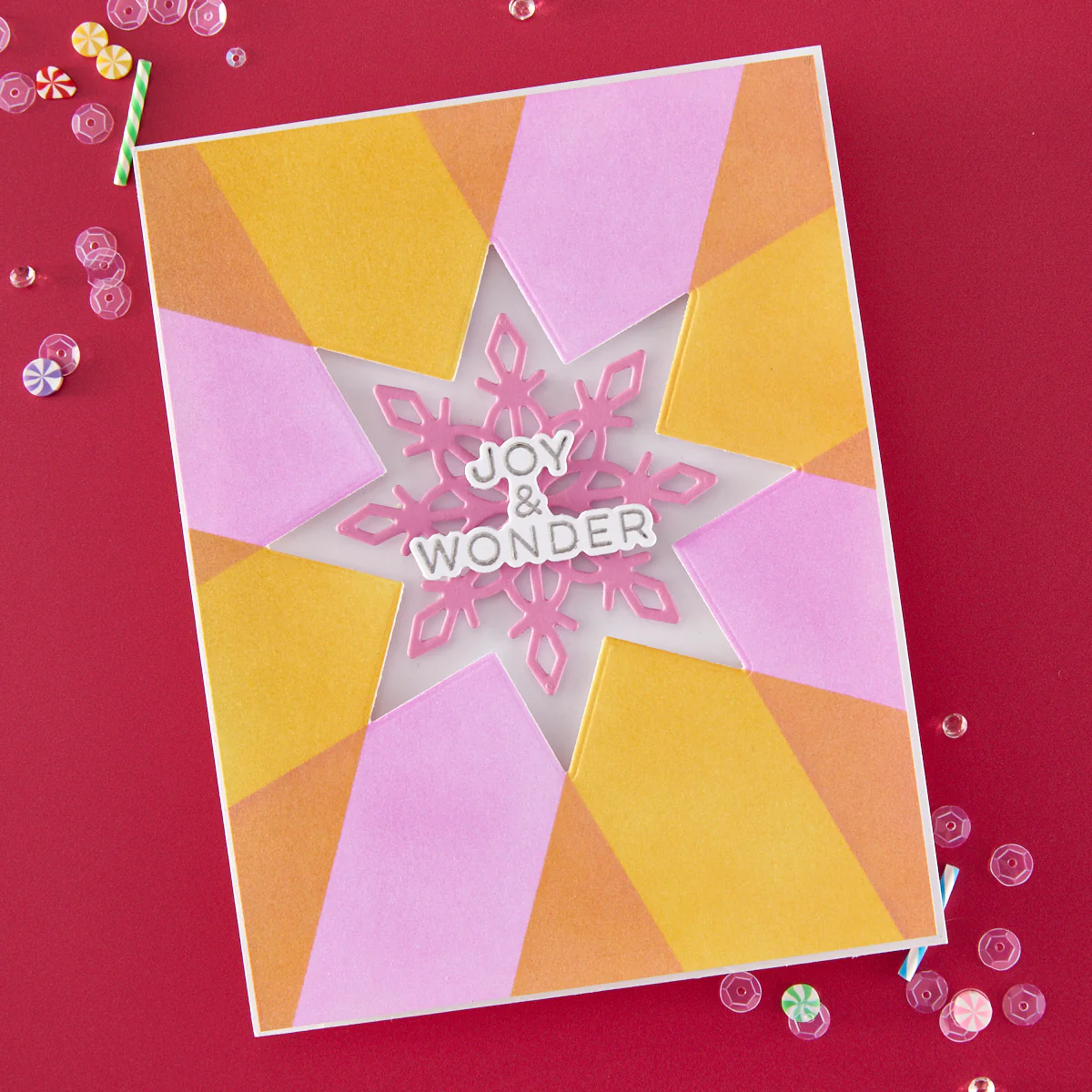Hero Arts - Modern Holiday Greetings Stamp & Die Bundle
