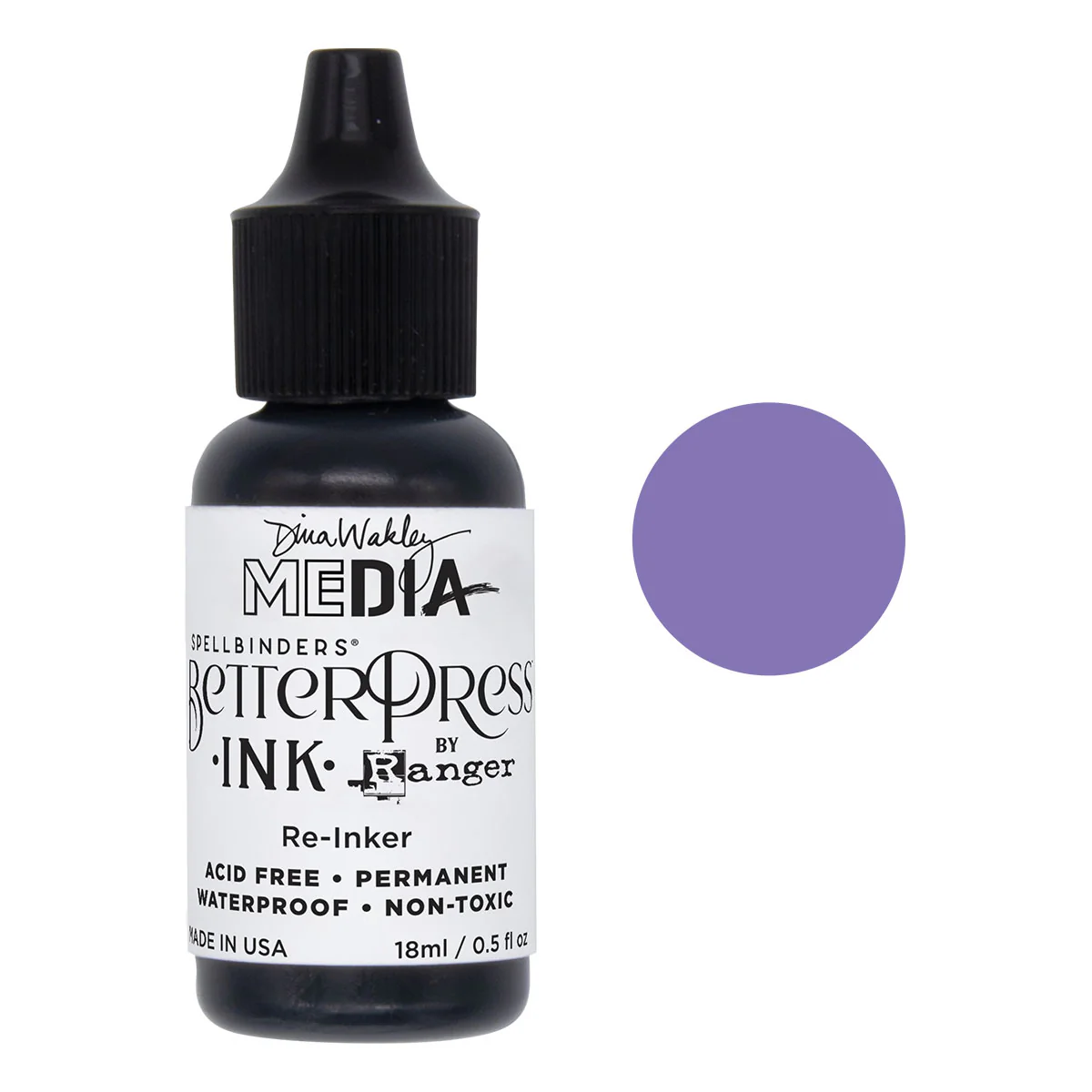 Spellbinders - BetterPress Re-inker - Iris by Dina Wakley