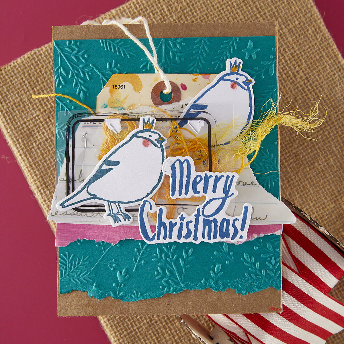 Spellbinders - BetterPress - Starry Merry Christmas Registration Press Plate & Die Bundle by Dina Wakley