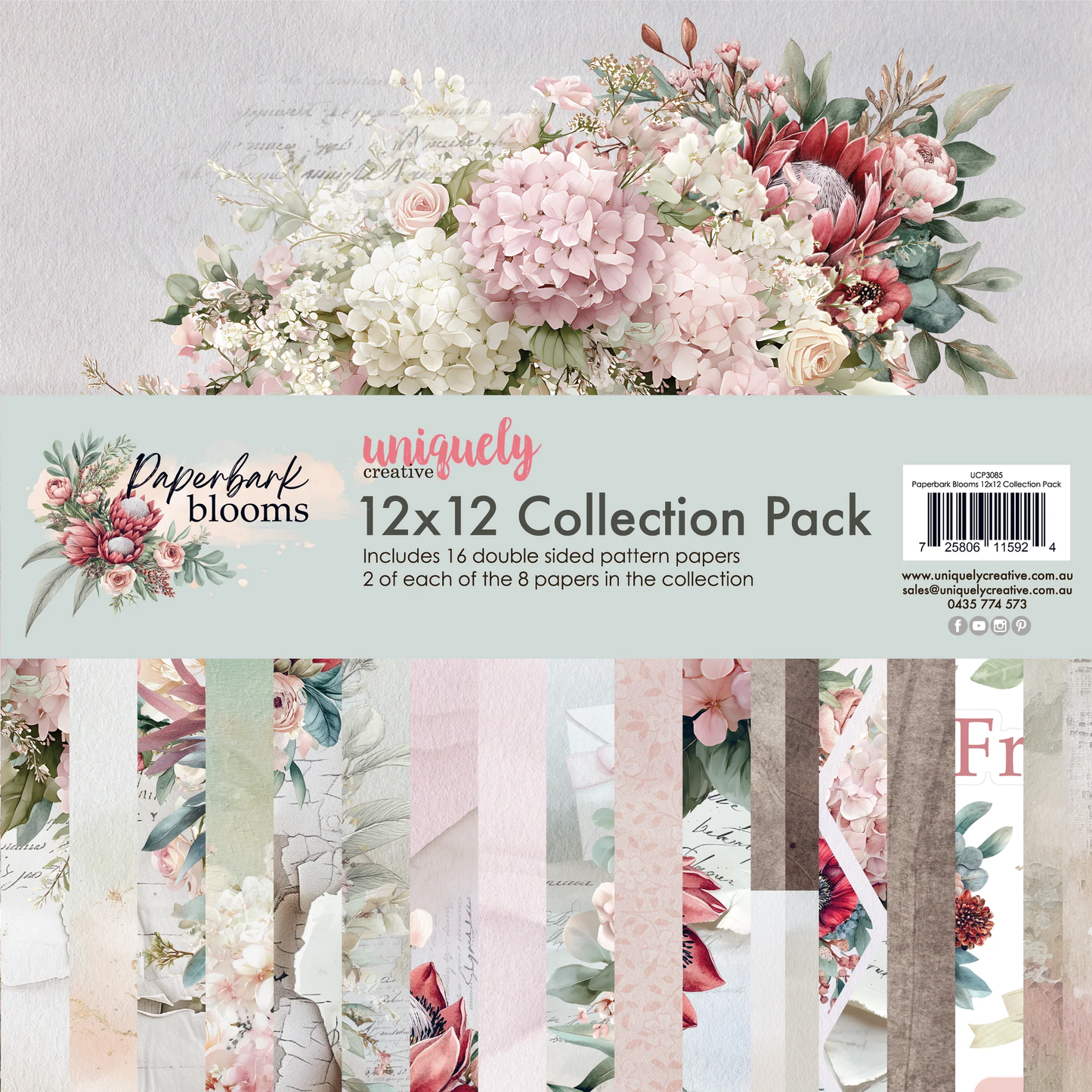Uniquely Creative - Paperbark Blooms - Collection Kit