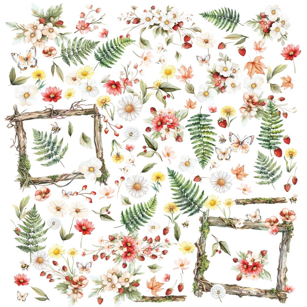 49 and Market - Nature's Haven - Laser Cut Outs: Wildflowers
